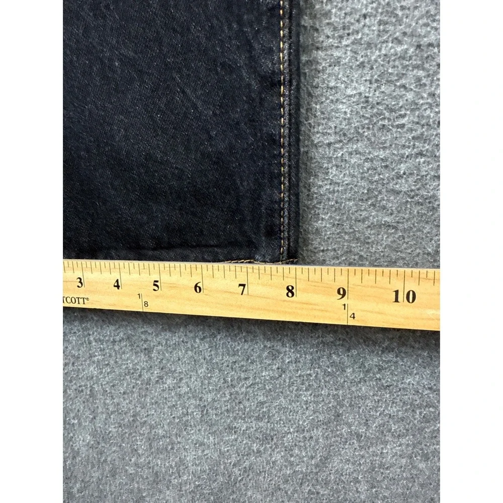 Levi's 501 Original Fit Jeans Men 33x36 (True 31x32) Blk Straight Leg Button Fly